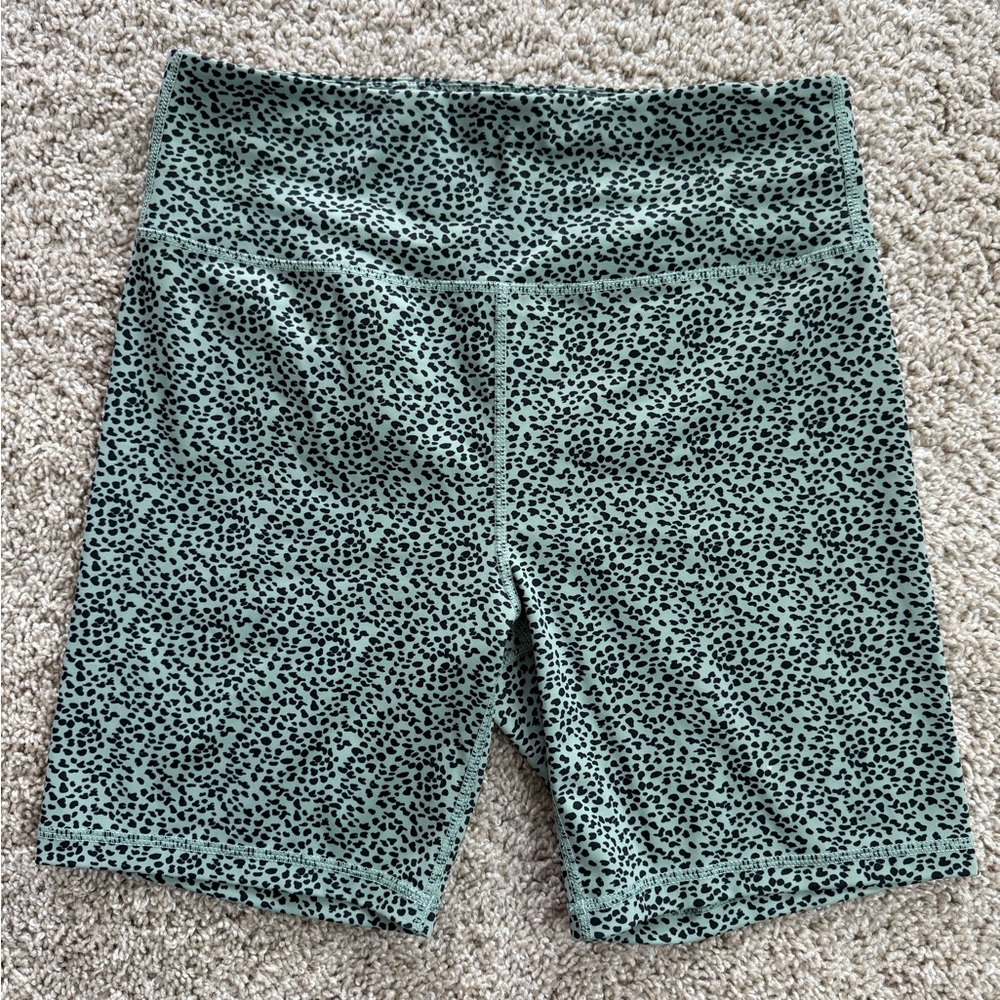 Leopard Print Women's Biker Shorts